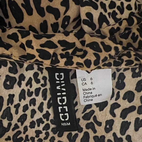 Leopard Print Ruffle  Top - Picture 5 of 5